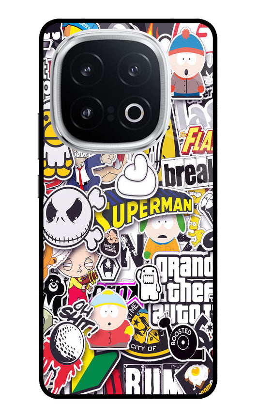 Sticker Bomb iQOO 13 5G Glass Case