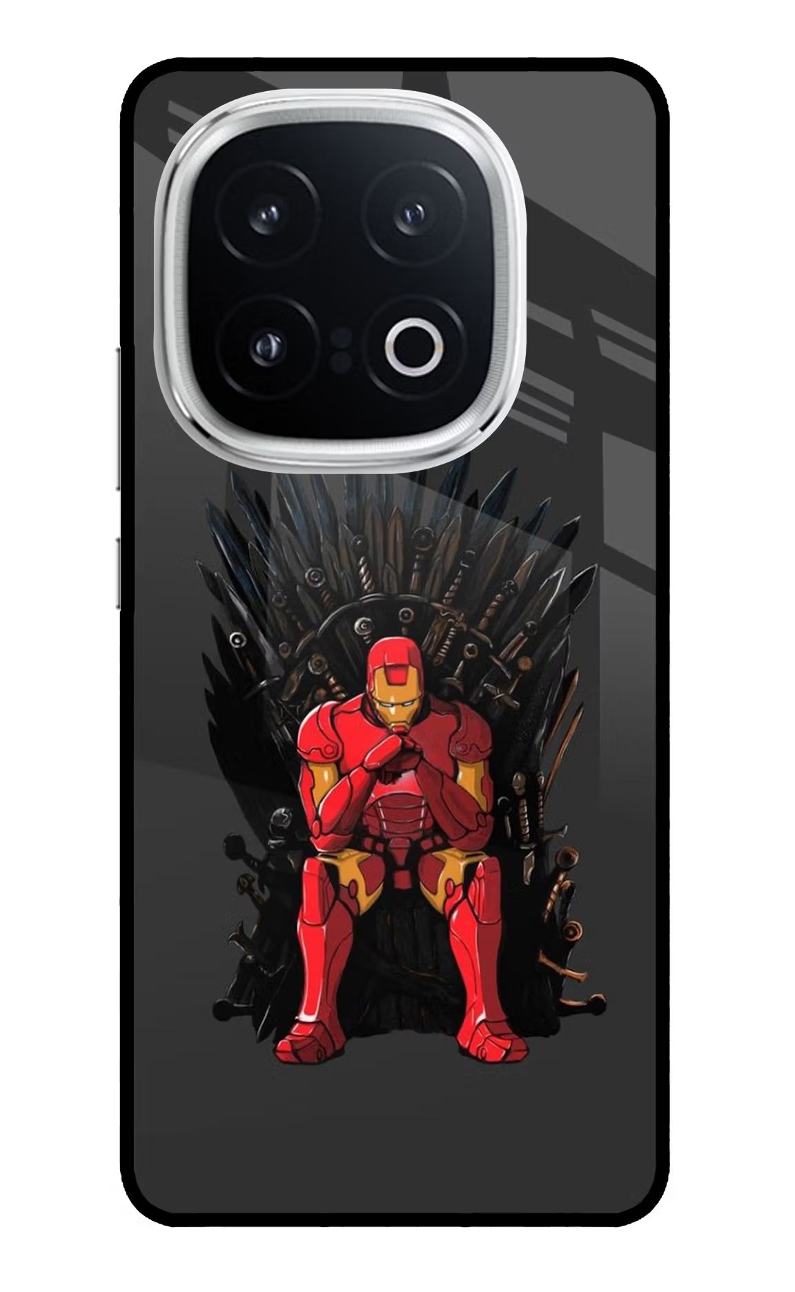 Ironman Throne iQOO 13 5G Glass Case Back Cover by Casekaro
