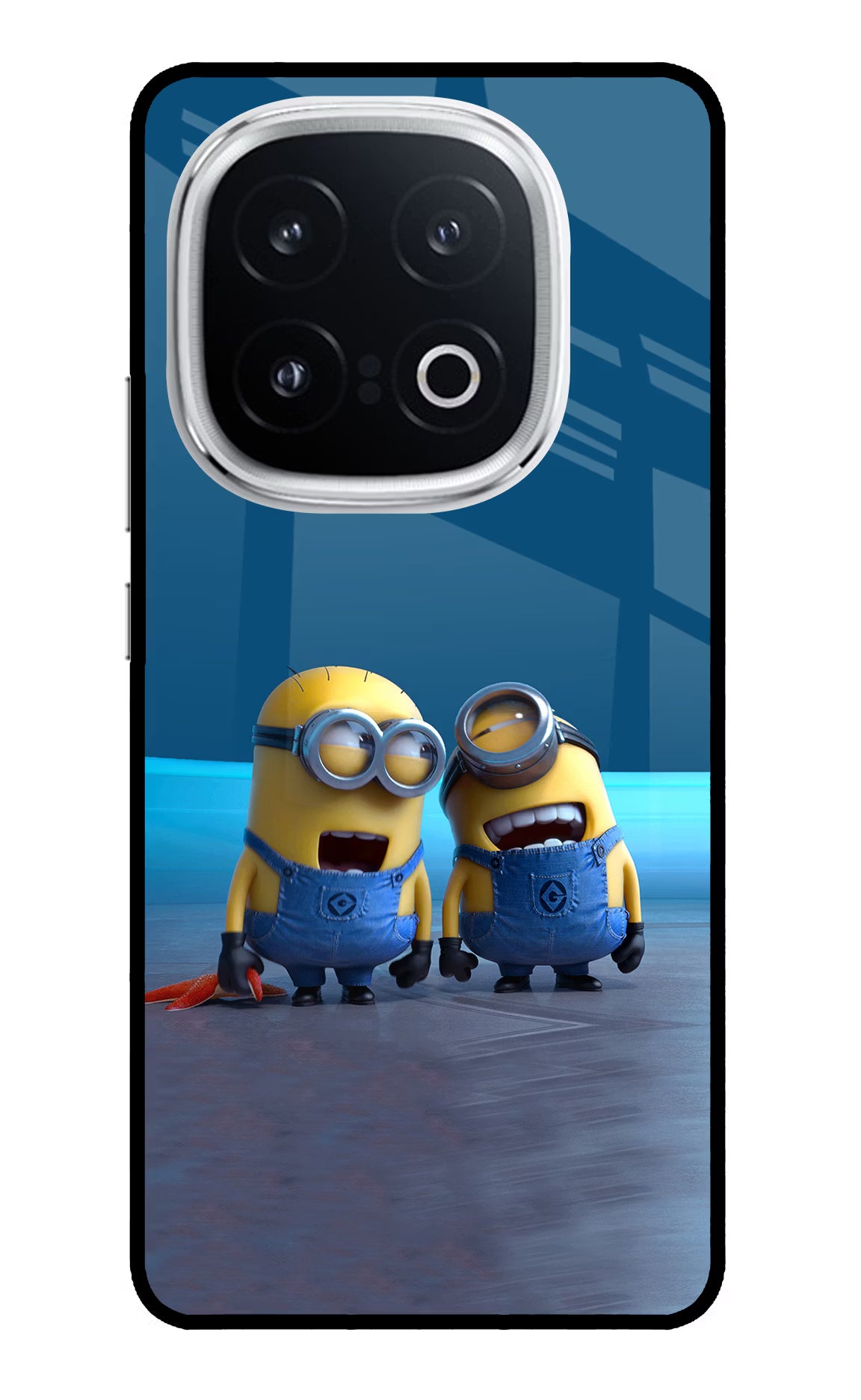Minion Laughing iQOO 13 5G Glass Case