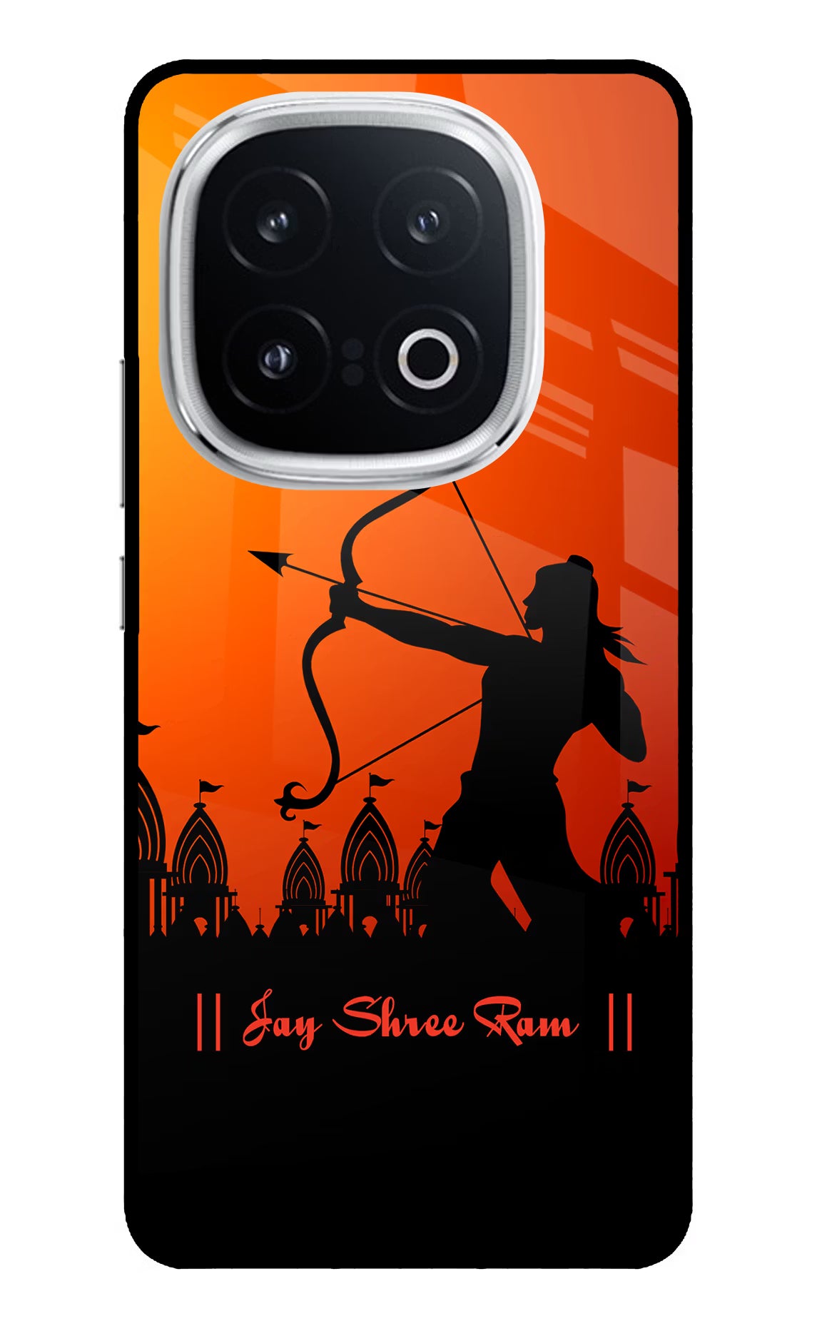 Lord Ram - 4 iQOO 13 5G Glass Case Back Cover by Casekaro