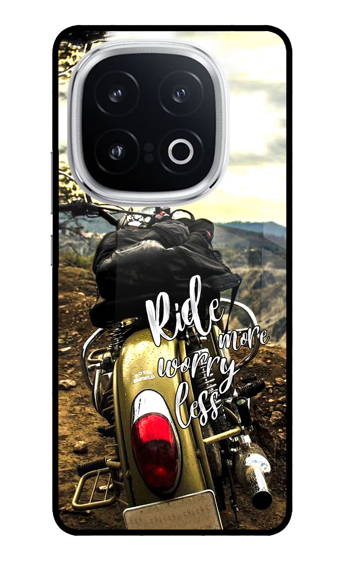 Ride More Worry Less iQOO 13 5G Glass Case