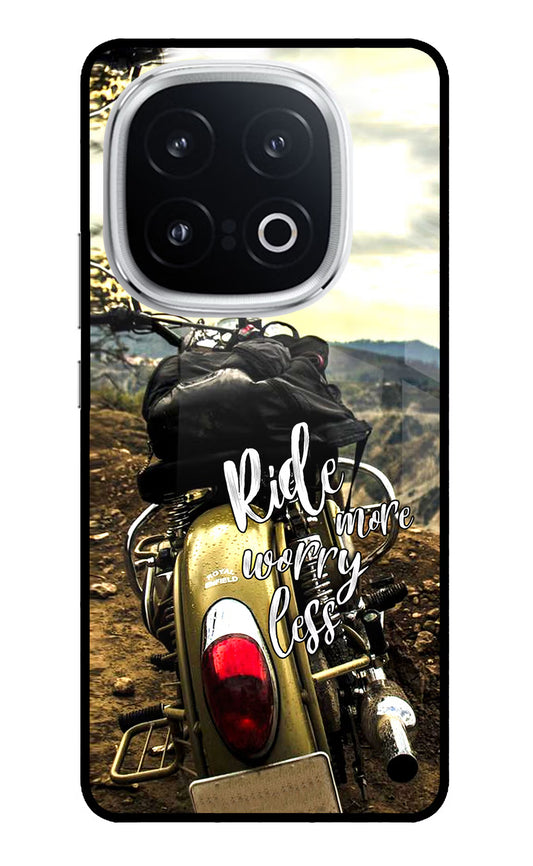 Ride More Worry Less iQOO 13 5G Glass Case