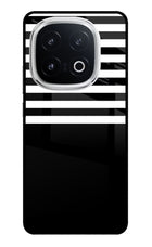 Black and White Print iQOO 13 5G Glass Case