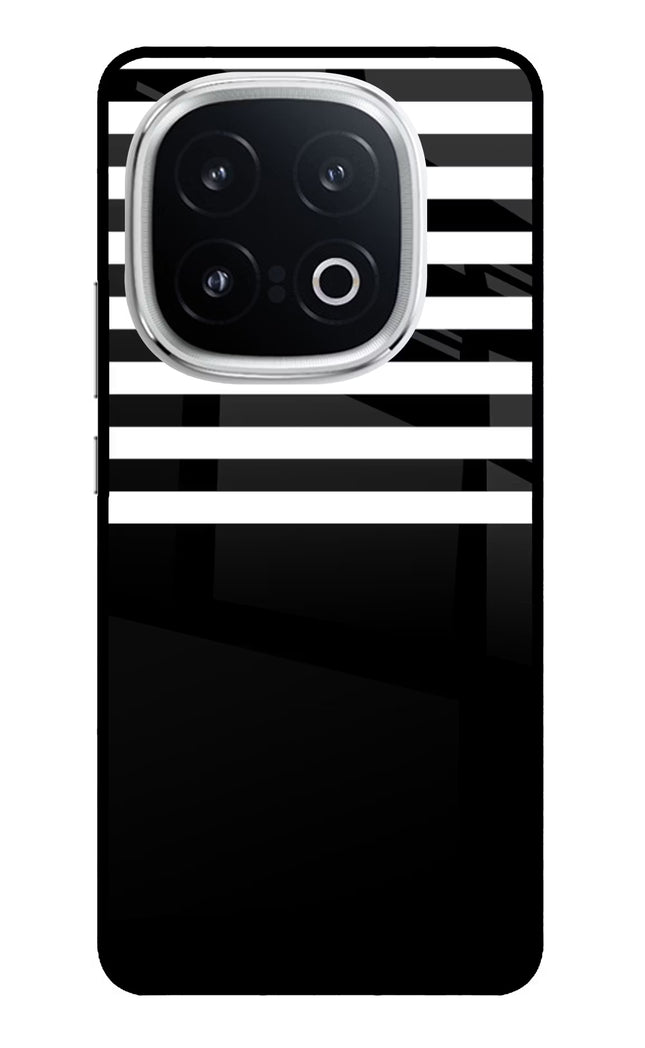 Black and White Print iQOO 13 5G Glass Case