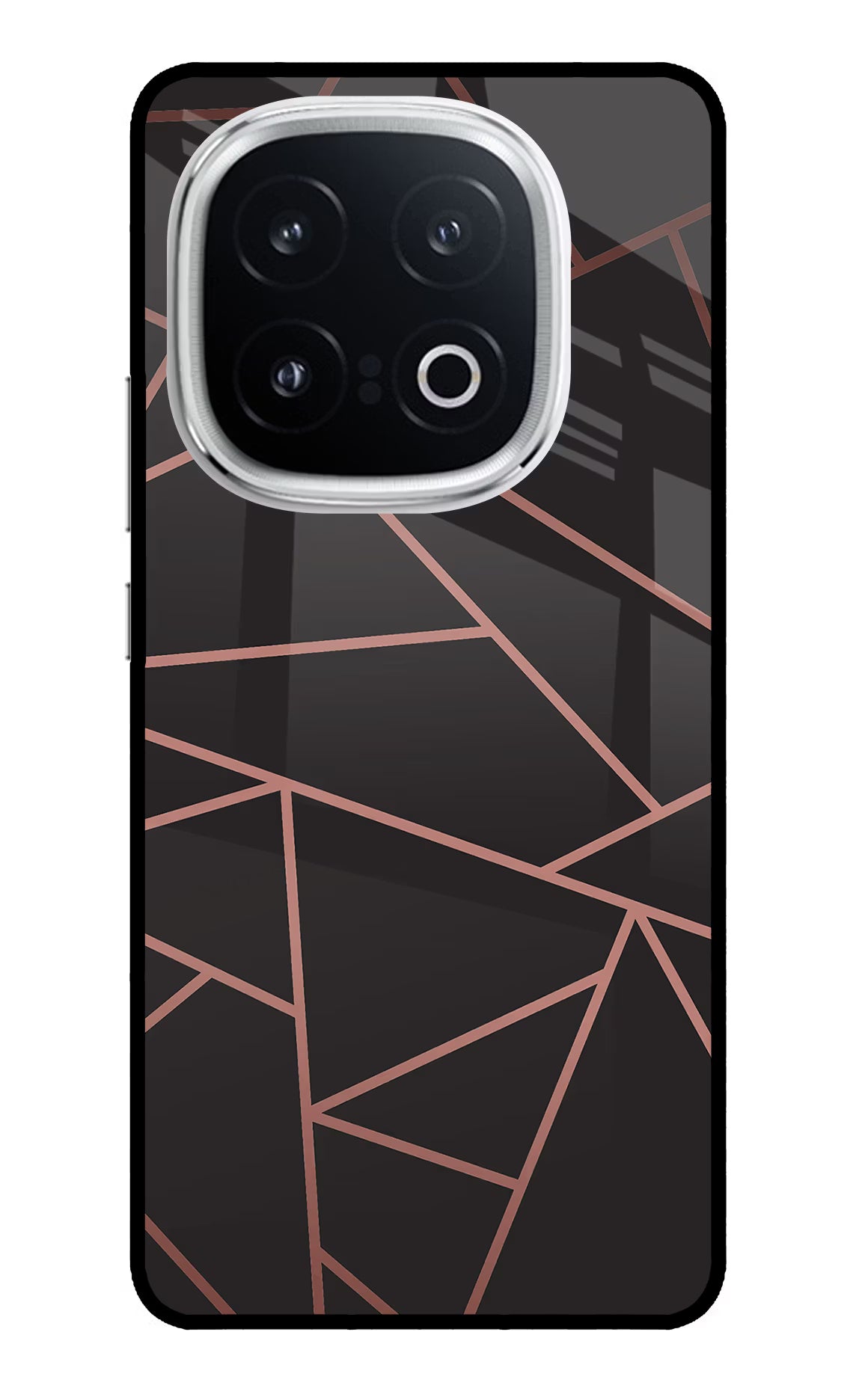 Geometric Pattern iQOO 13 5G Glass Case Back Cover by Casekaro