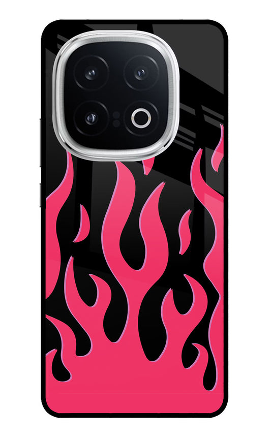 Fire Flames iQOO 13 5G Glass Case