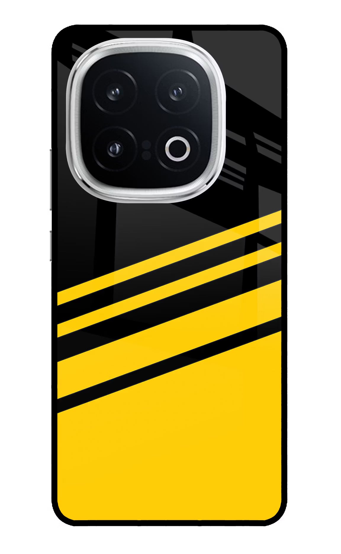 Yellow Shades iQOO 13 5G Glass Case Back Cover by Casekaro
