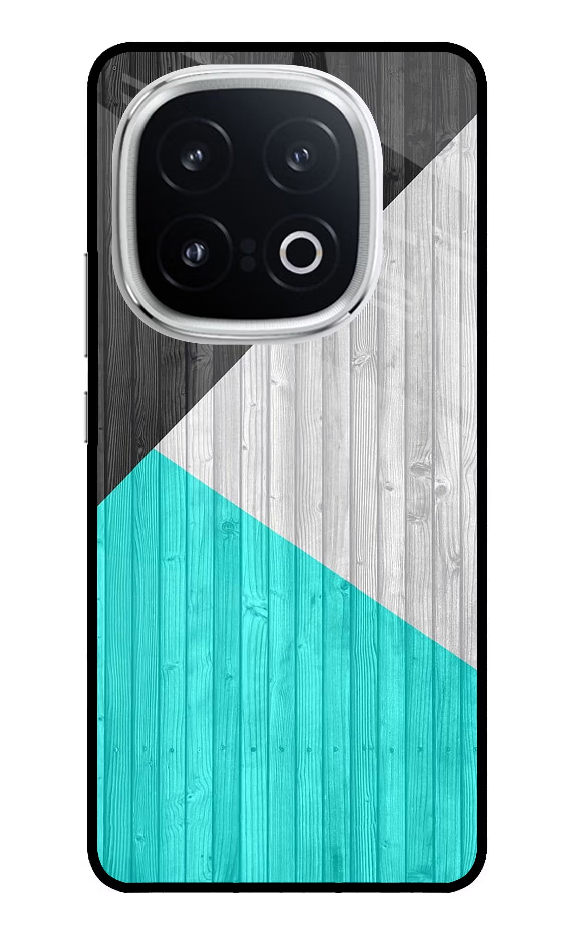 Wooden Abstract iQOO 13 5G Glass Case Back Cover by Casekaro