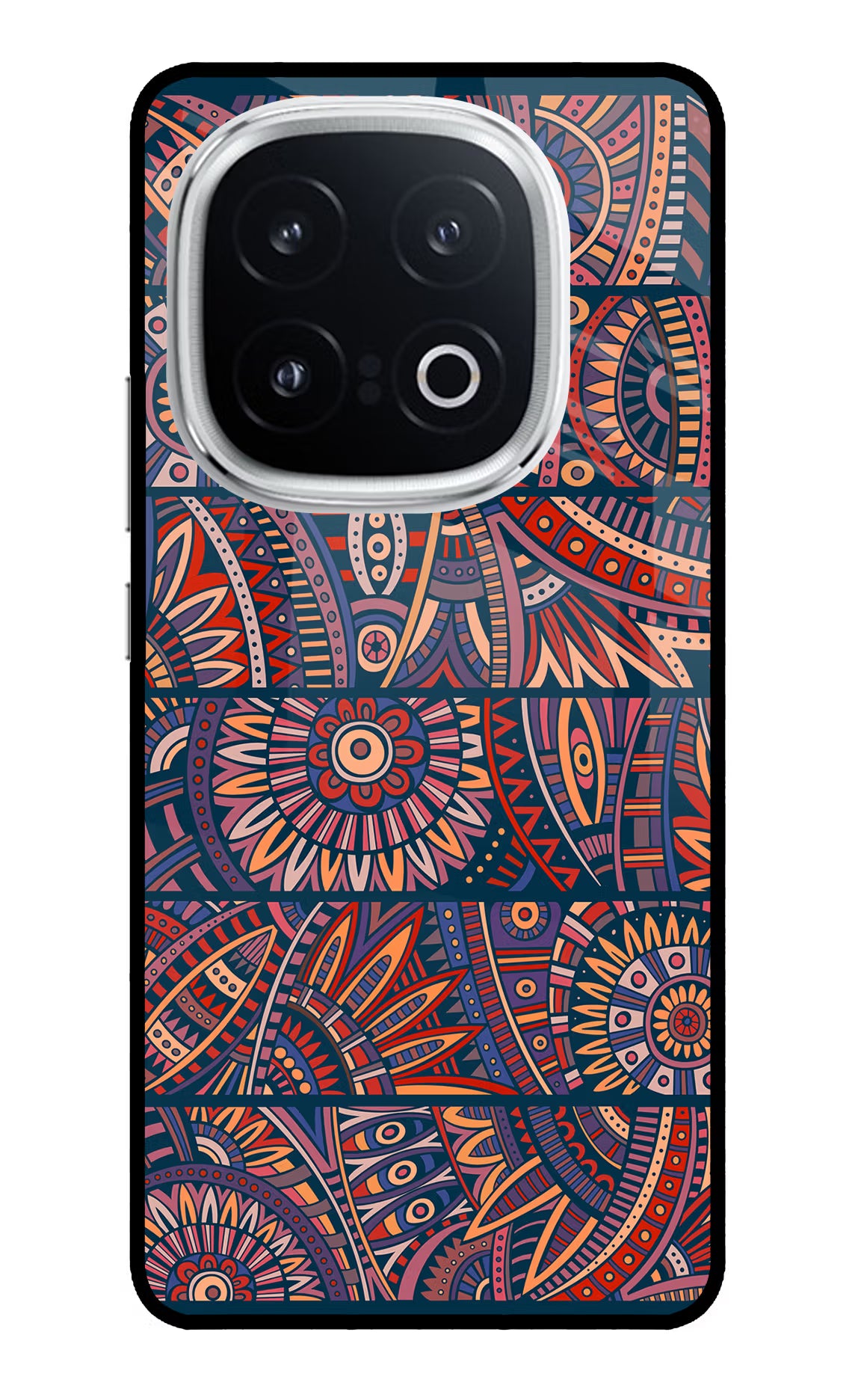 African Culture Design iQOO 13 5G Glass Case Back Cover by Casekaro