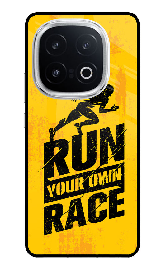 Run Your Own Race iQOO 13 5G Glass Case