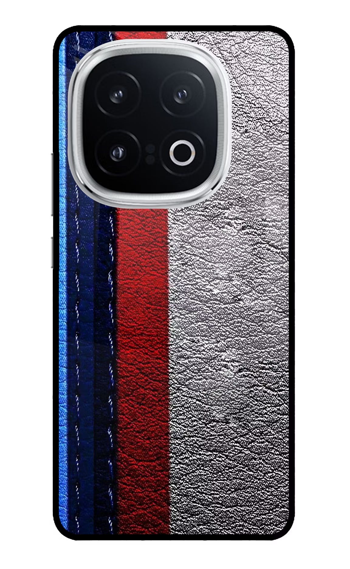 BMW Stripes iQOO 13 5G Glass Case Back Cover by Casekaro