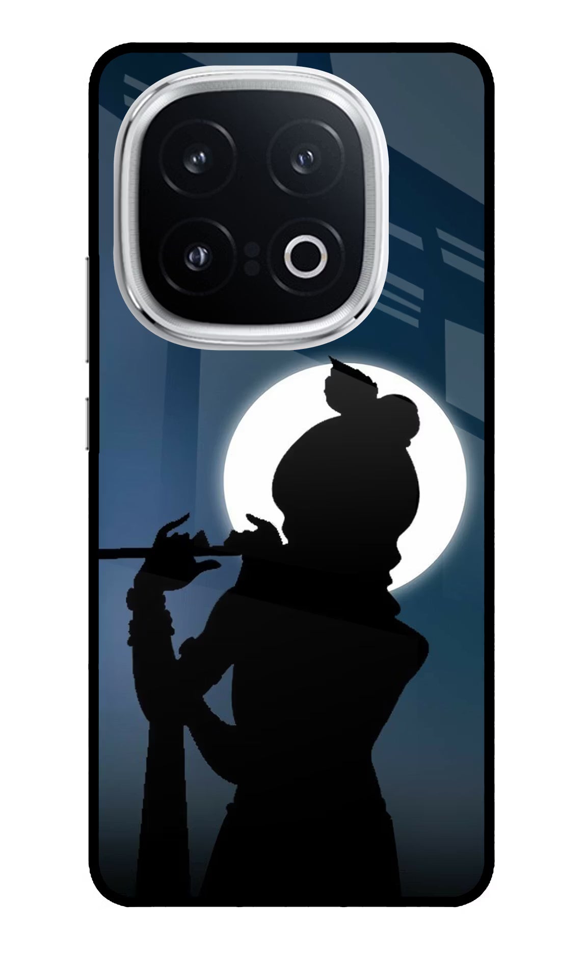 Shri Krishna Silhouette iQOO 13 5G Glass Case