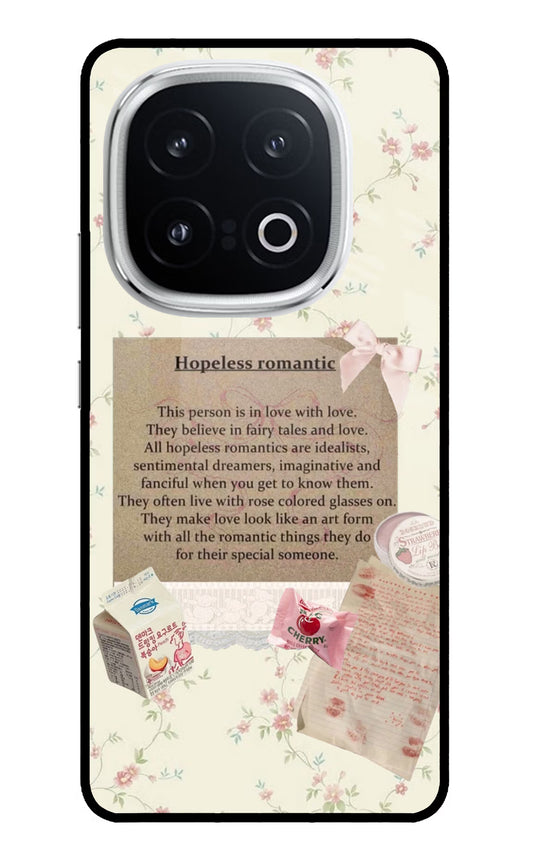 Hopeless Romantic iQOO 13 5G Glass Case
