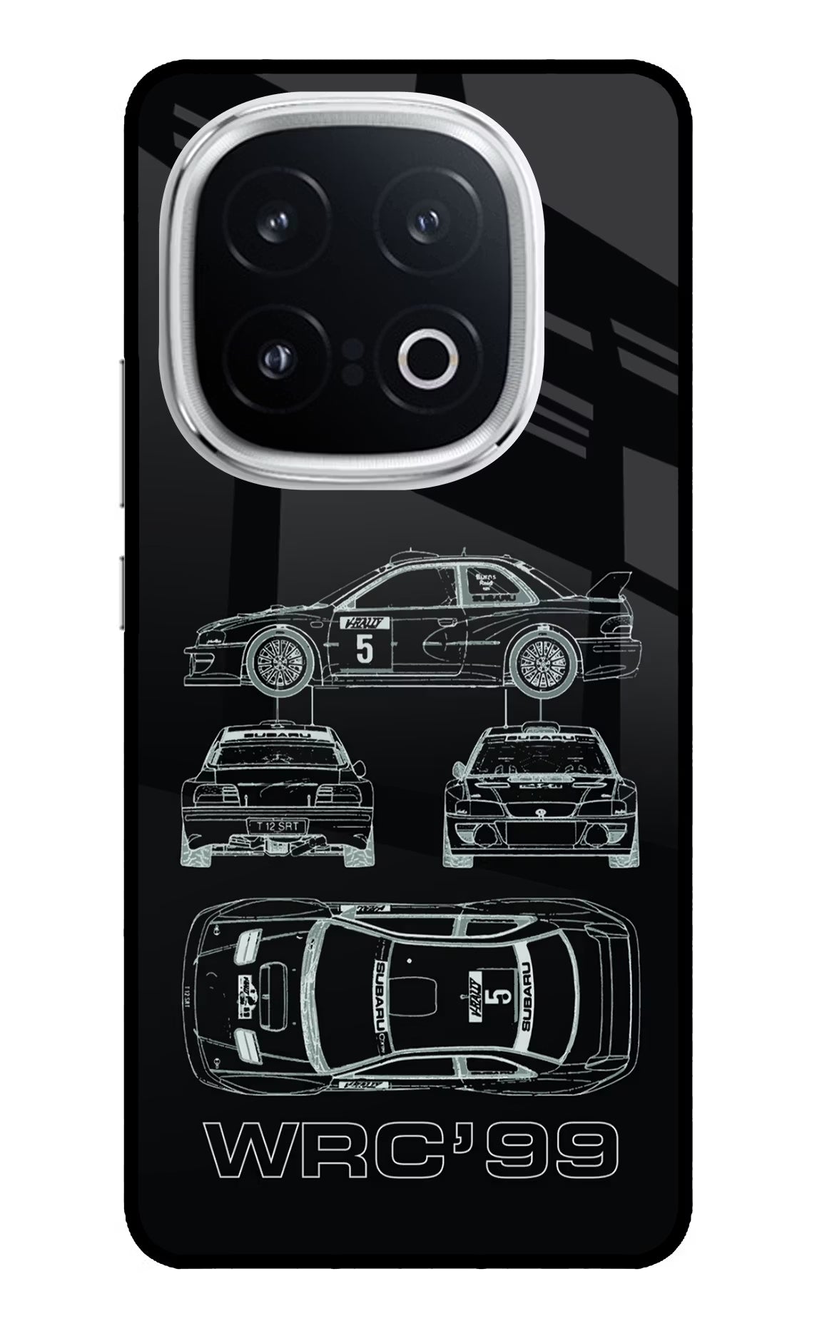 WRC'99 iQOO 13 5G Glass Case Back Cover by Casekaro