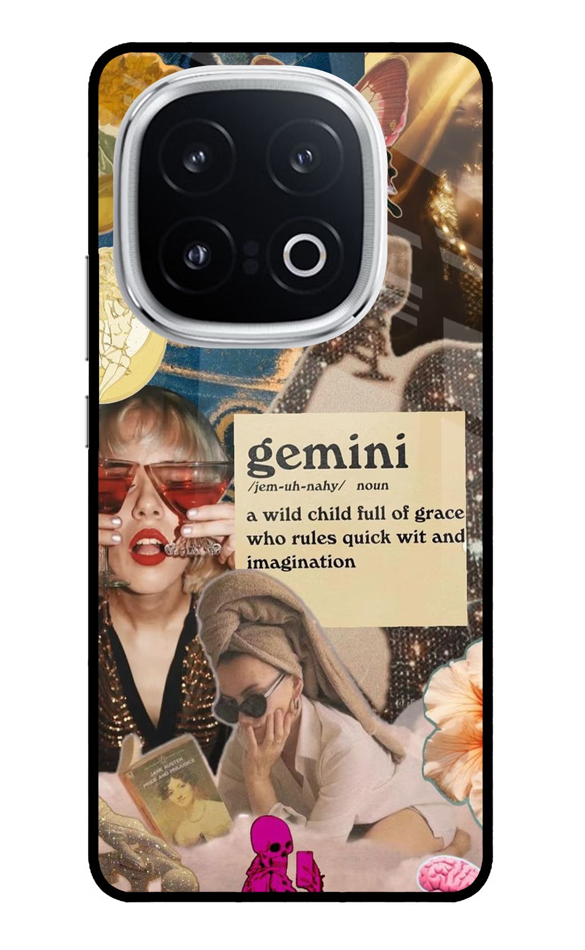 Gemini Zodiac iQOO 13 5G Glass Case