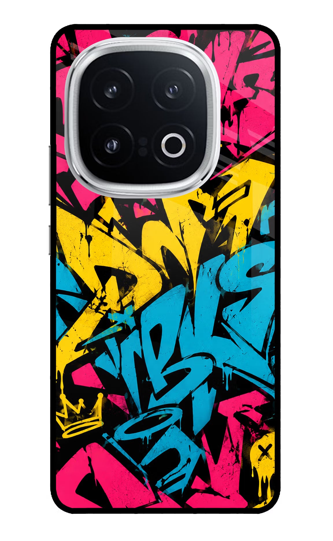 Graffiti Vibe iQOO 13 5G Glass Case