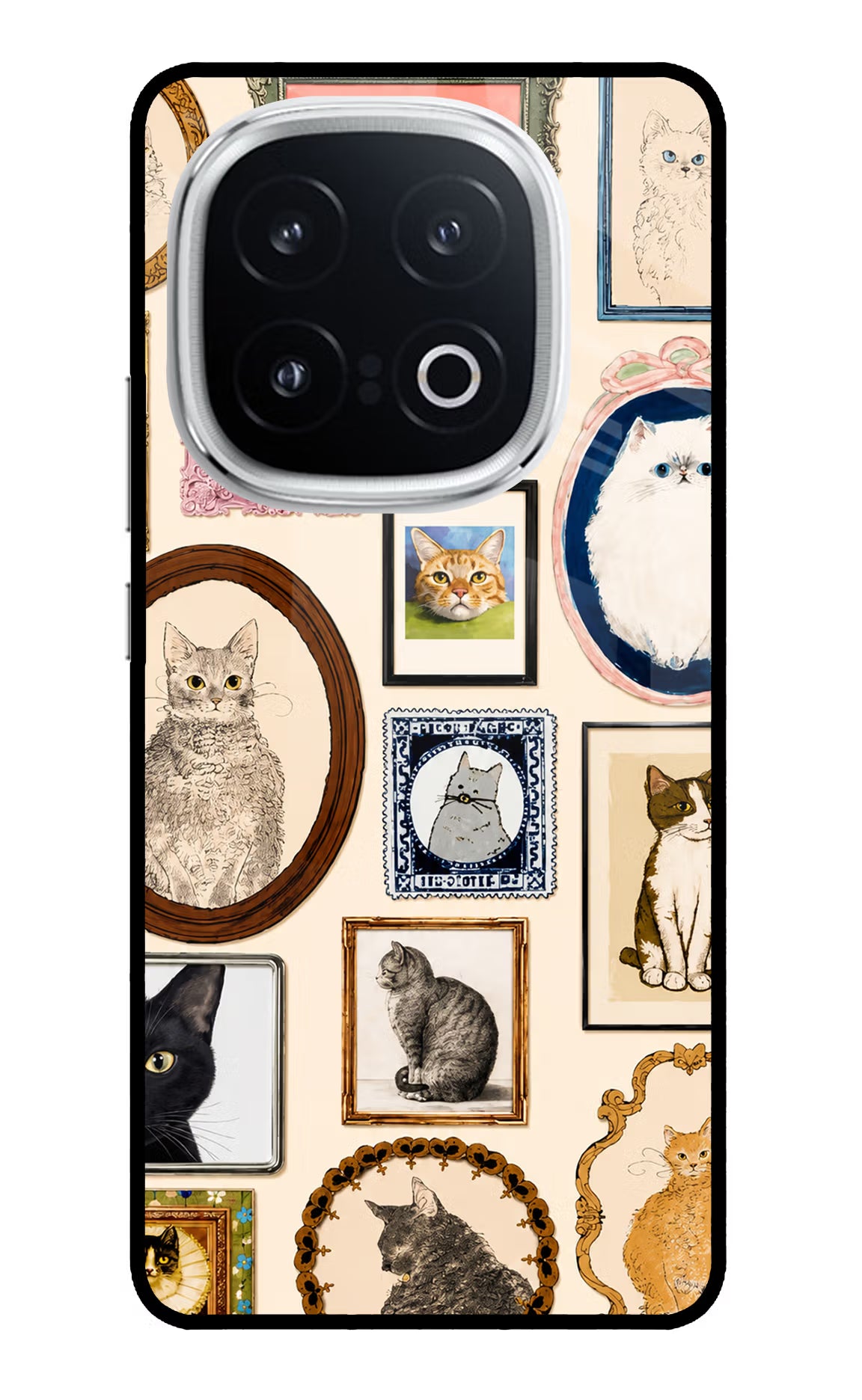 Mirror Cats iQOO 13 5G Glass Case