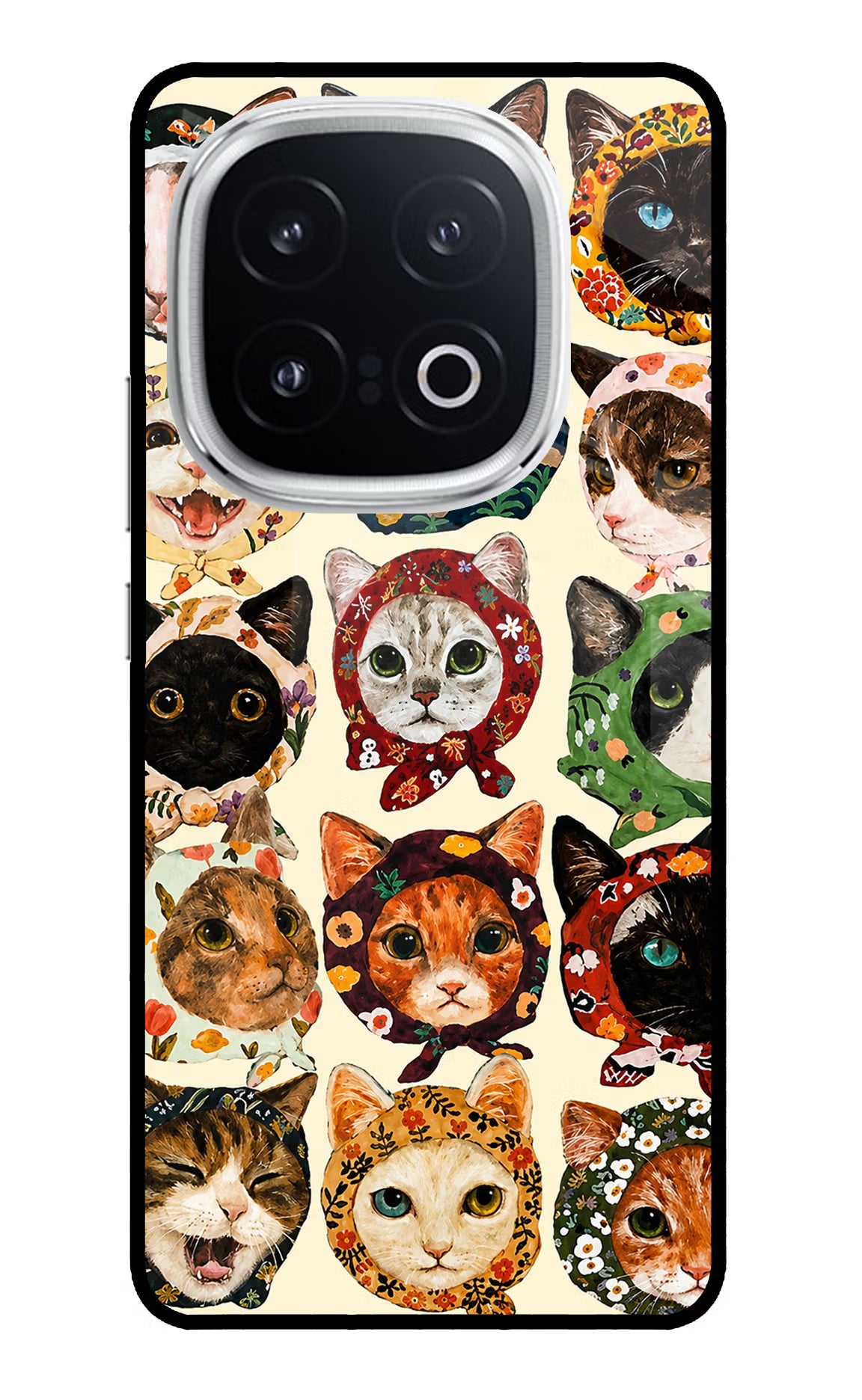 Cool Cat iQOO 13 5G Glass Case