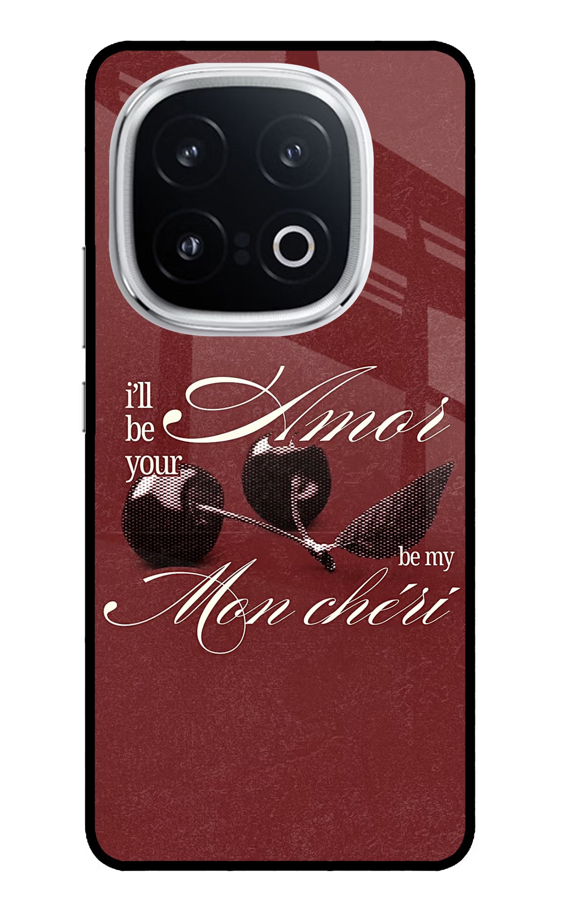 Velvet Cherry iQOO 13 5G Glass Case