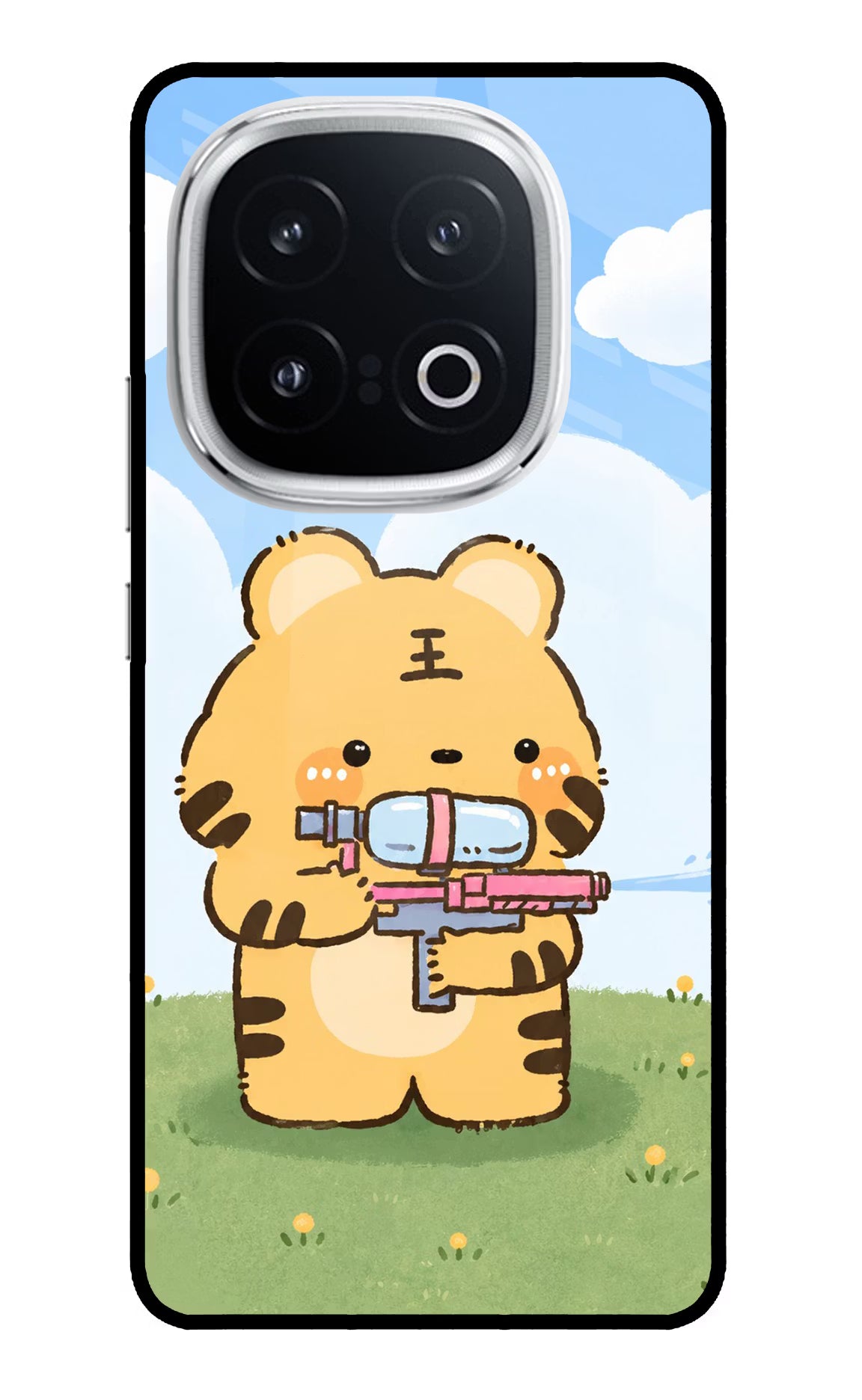 Tiger Treat iQOO 13 5G Glass Case