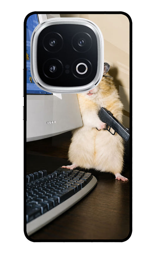 Hacker Hamster iQOO 13 5G Glass Case