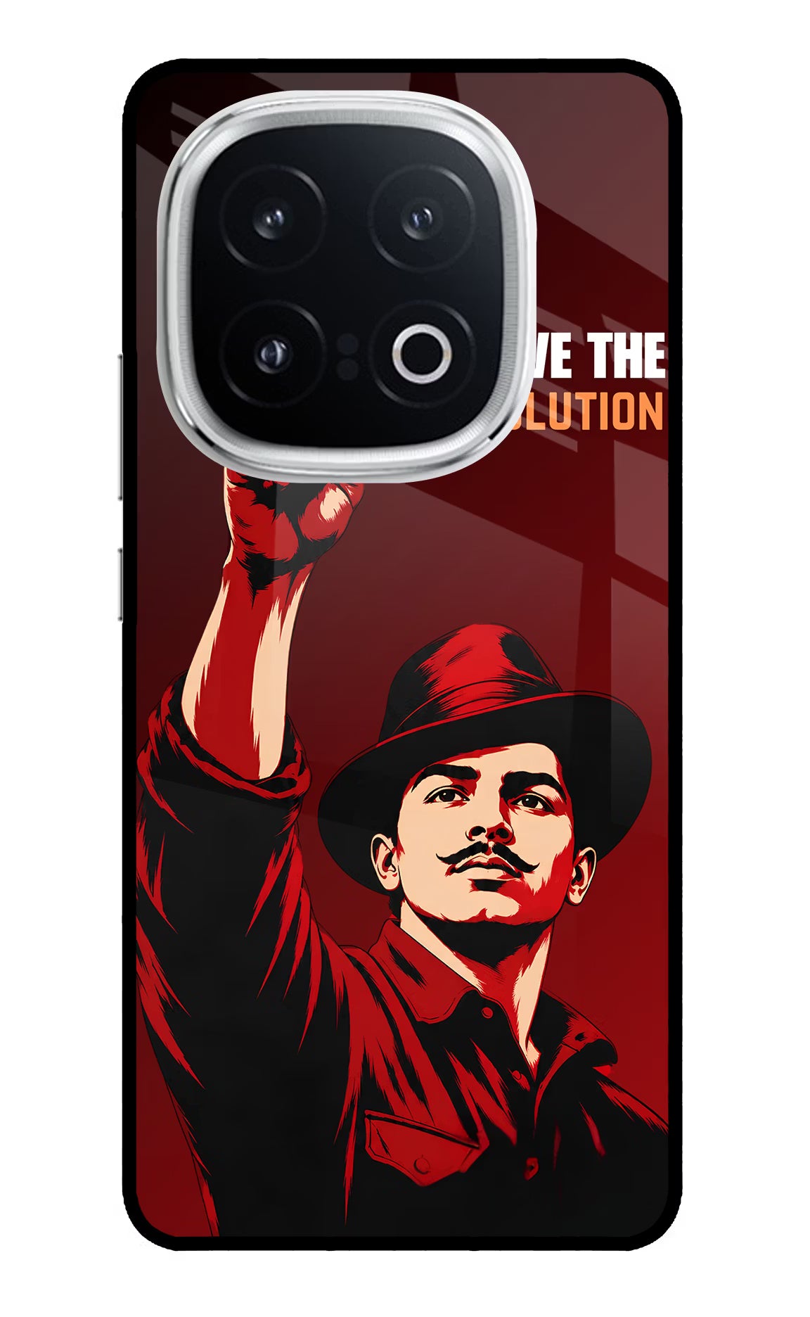 Bhagat Singh Revolution iQOO 13 5G Glass Case