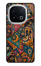 Folk Print iQOO 13 5G Glass Case