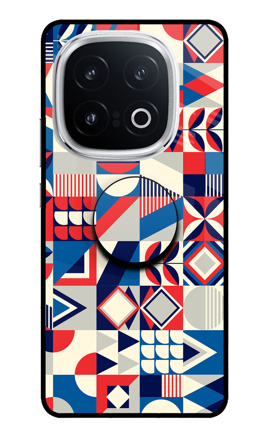 Colorful Pattern iQOO 13 5G Pop Case, Glass case