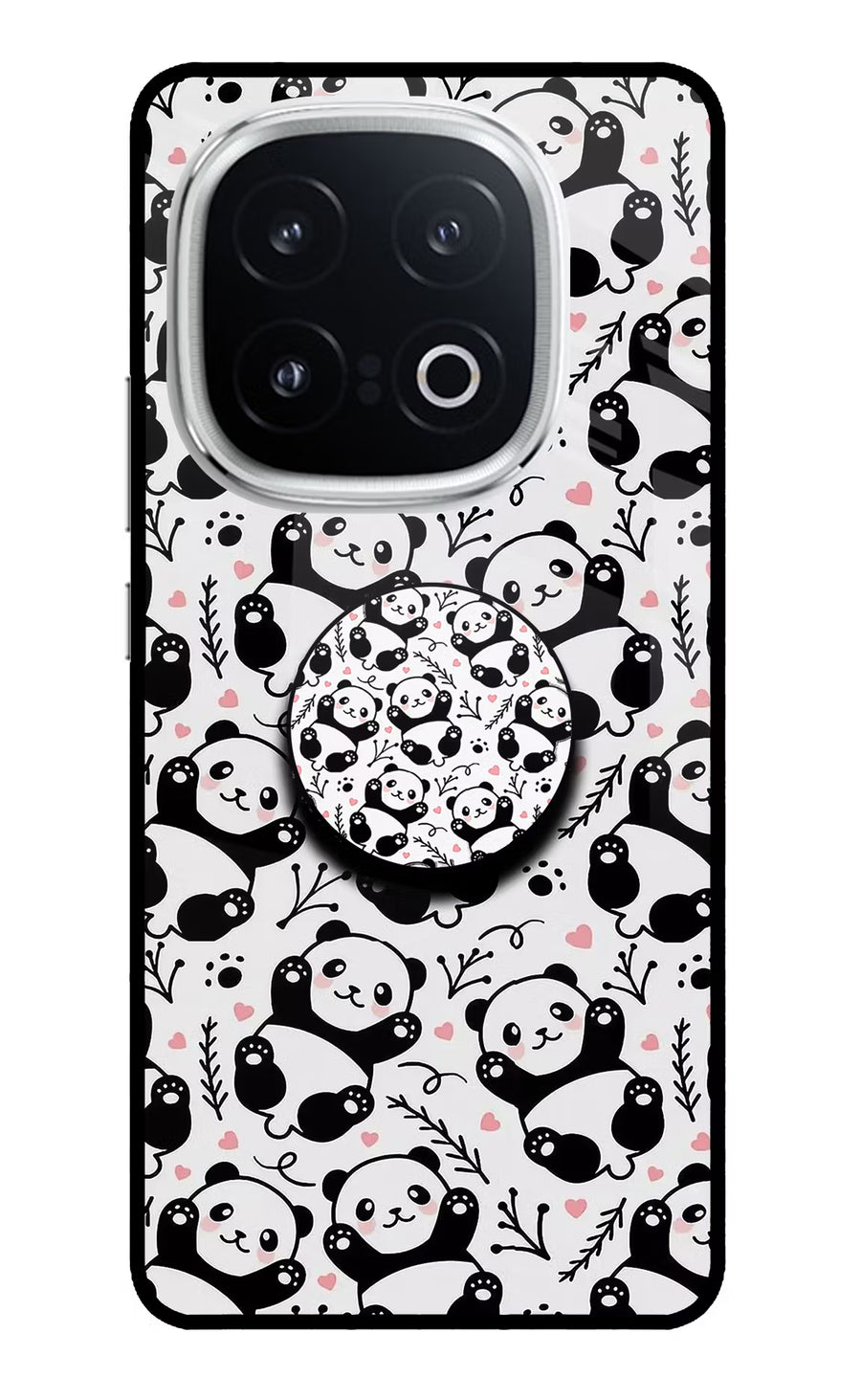 Cute Panda iQOO 13 5G Pop Case, Glass case