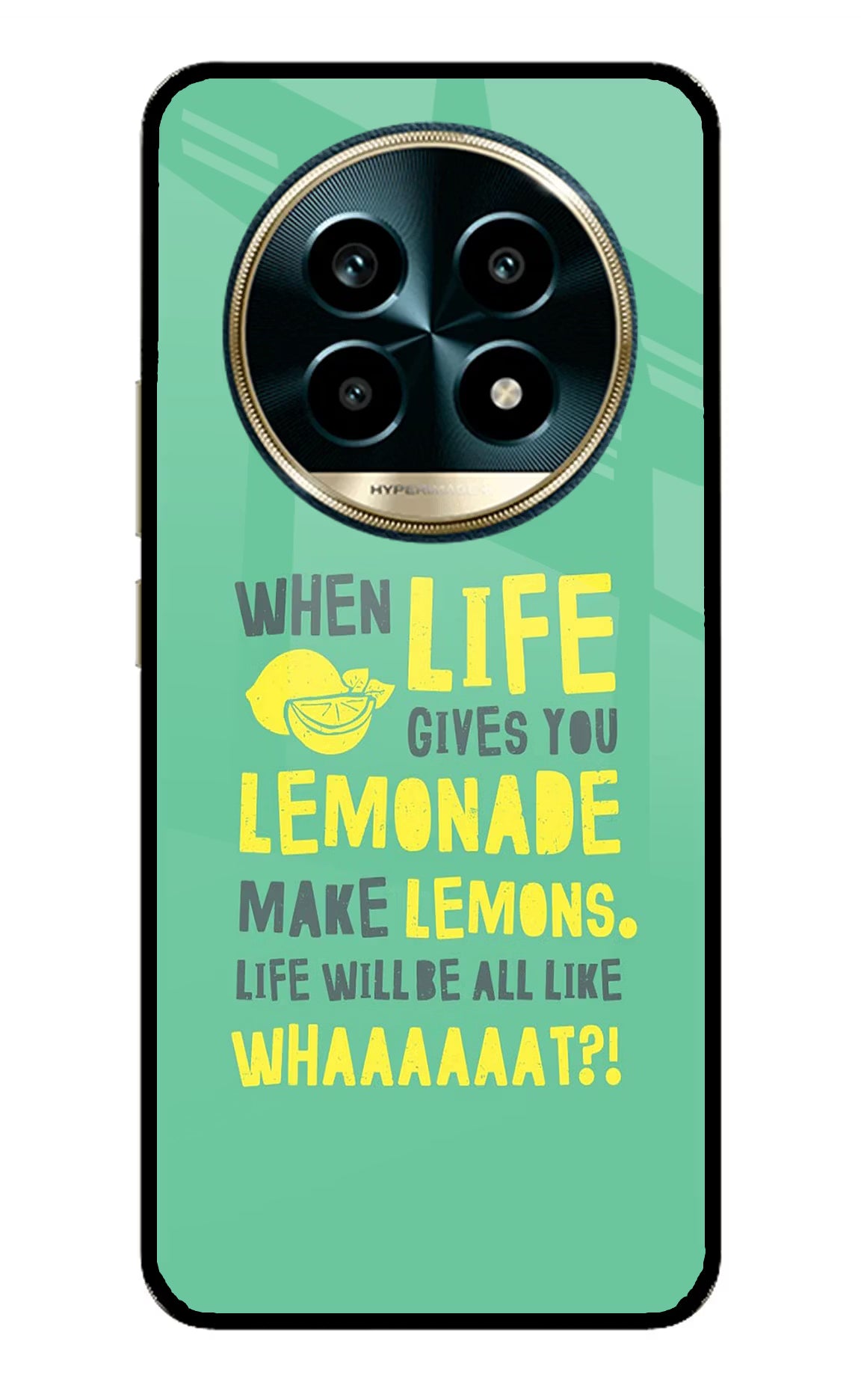 Quote Realme 13 Pro 5G Glass Case Back Cover by Casekaro