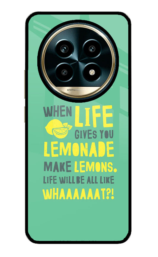 Quote Realme 13 Pro 5G Glass Case