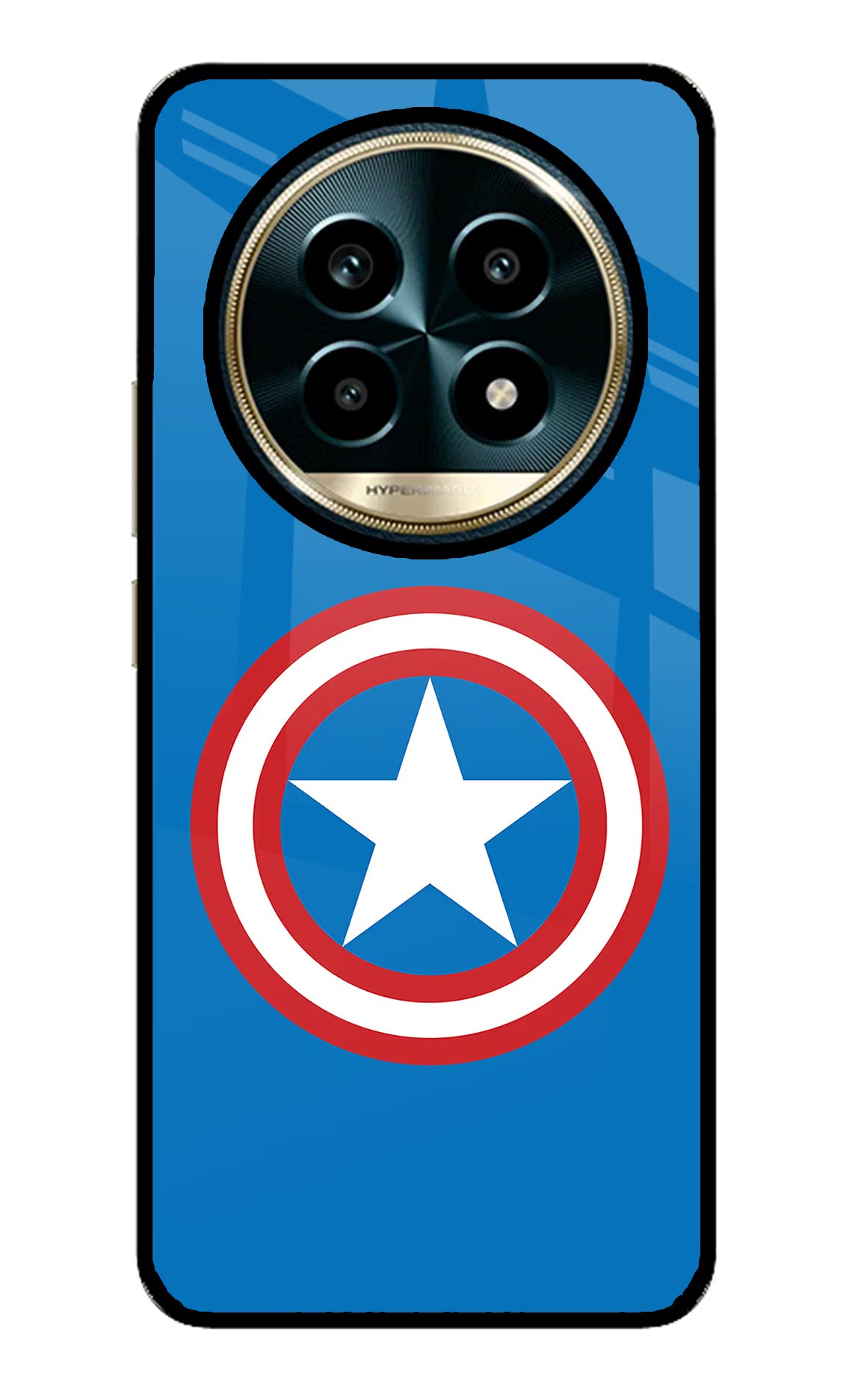 Captain America Logo Realme 13 Pro 5G Glass Case