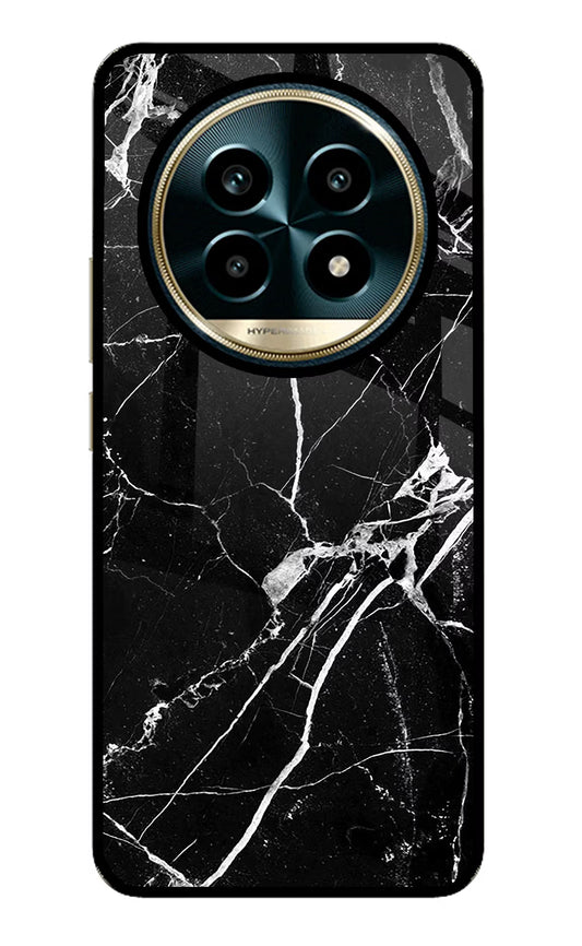 Black Marble Pattern Realme 13 Pro 5G Glass Case