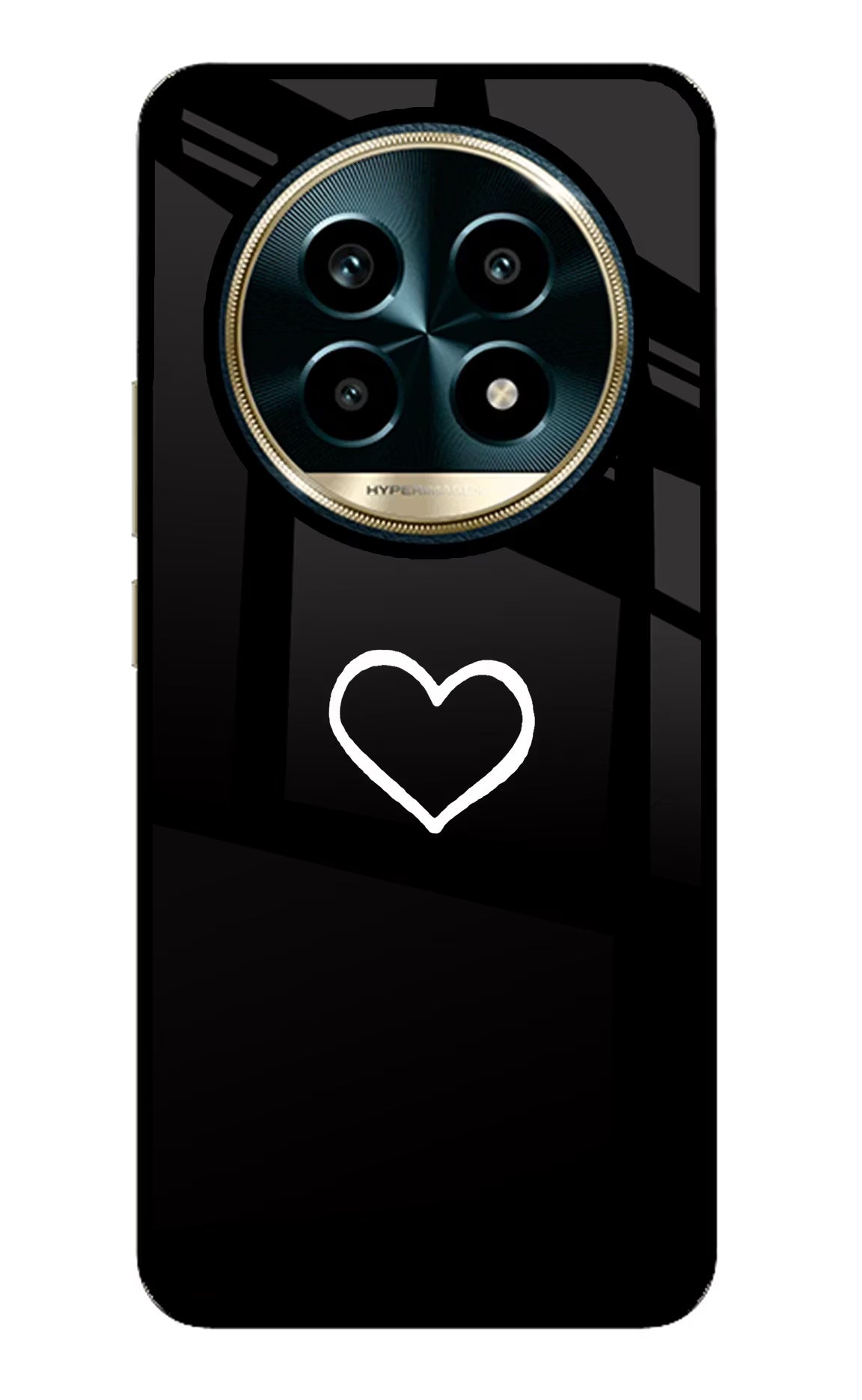 Heart Realme 13 Pro 5G Glass Case