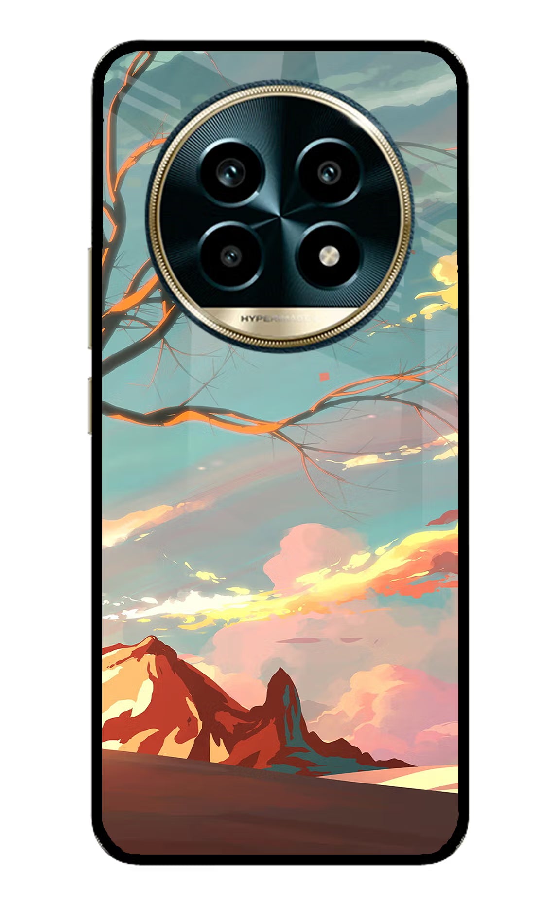 Scenery Realme 13 Pro 5G Glass Case Back Cover by Casekaro