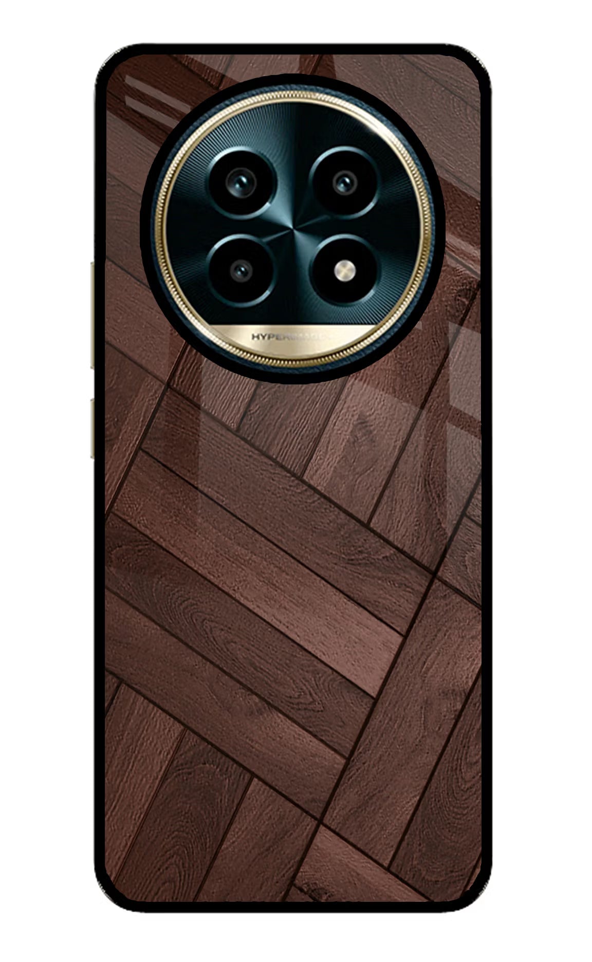 Wooden Texture Design Realme 13 Pro 5G Glass Case