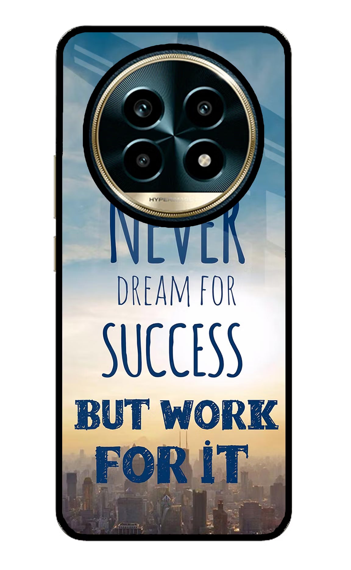 Never Dream For Success But Work For It Realme 13 Pro 5G Glass Case