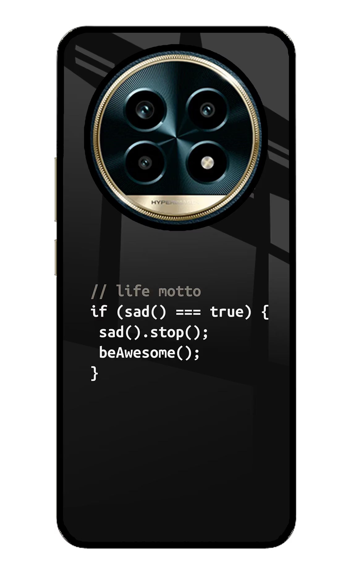 Life Motto Code Realme 13 Pro 5G Glass Case