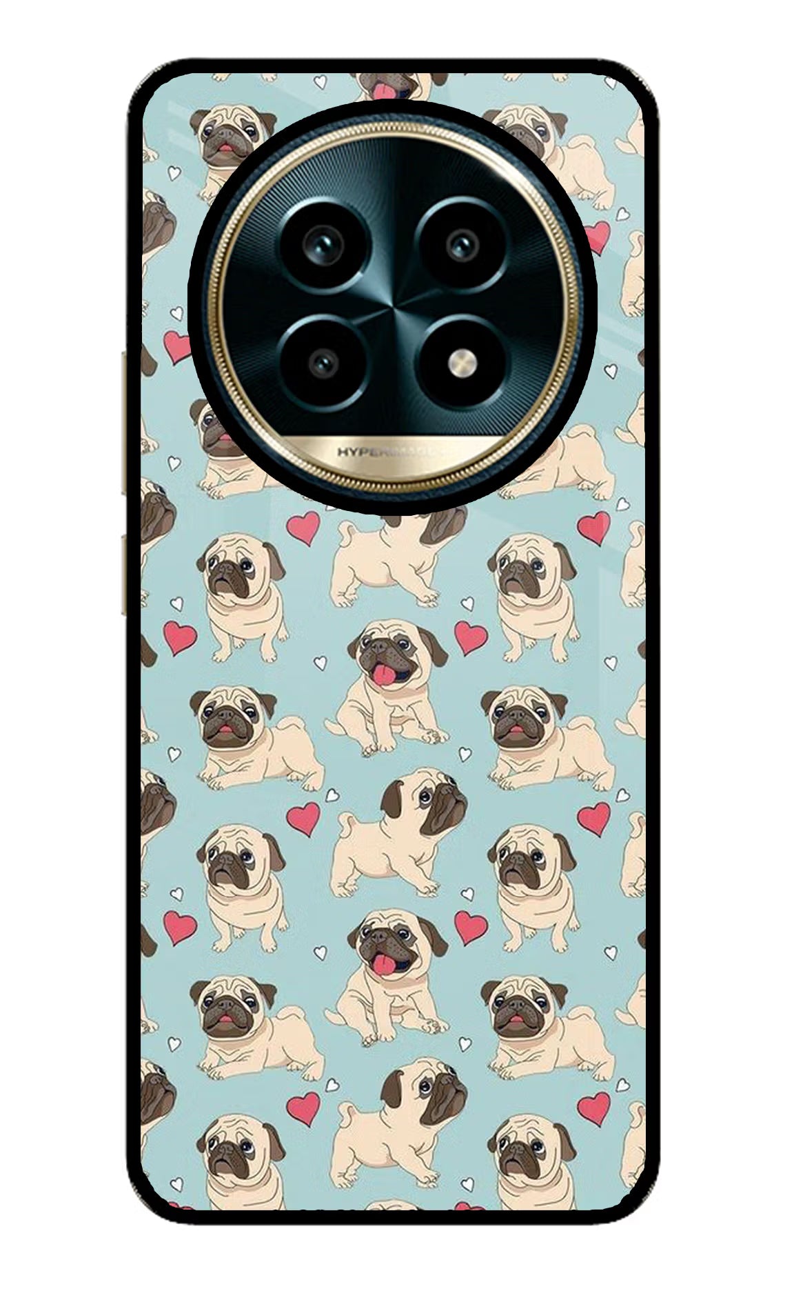 Pug Dog Realme 13 Pro 5G Glass Case