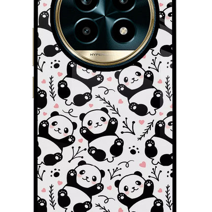 Cute Panda Realme 13 Pro 5G Glass Case