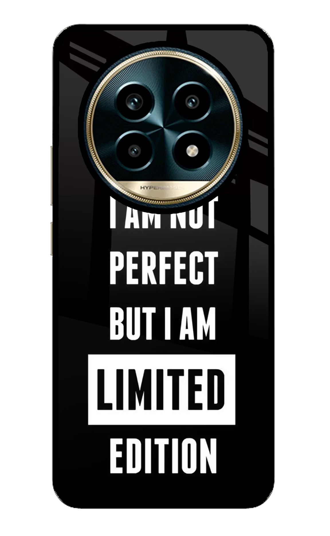 I Am Not Perfect But I Am Limited Edition Realme 13 Pro 5G Glass Case