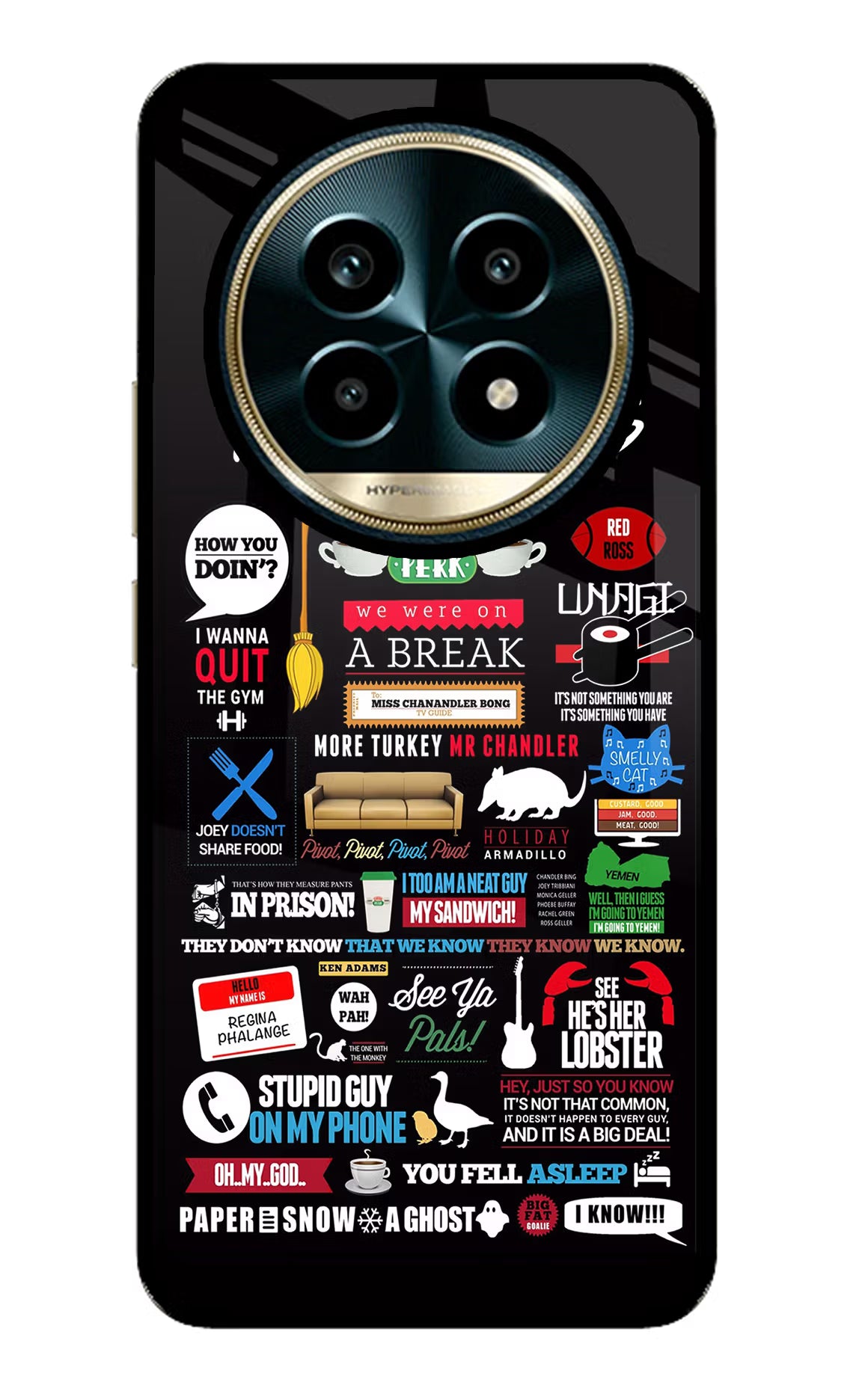 FRIENDS Realme 13 Pro 5G Glass Case