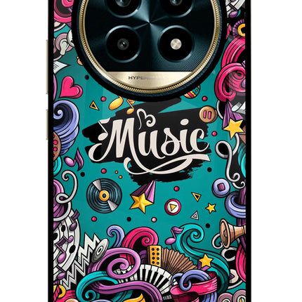Music Graffiti Realme 13 Pro 5G Glass Case