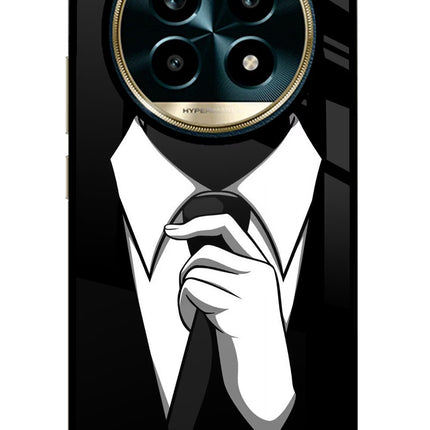 Black Tie Realme 13 Pro 5G Glass Case