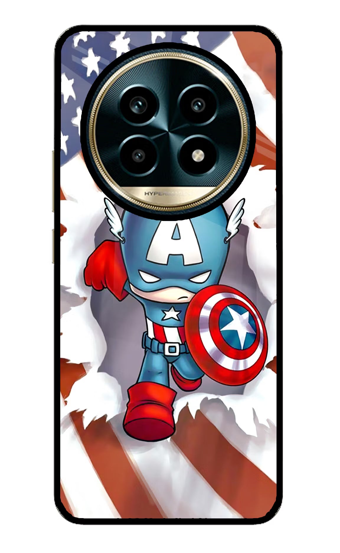 Captain America Realme 13 Pro 5G Glass Case