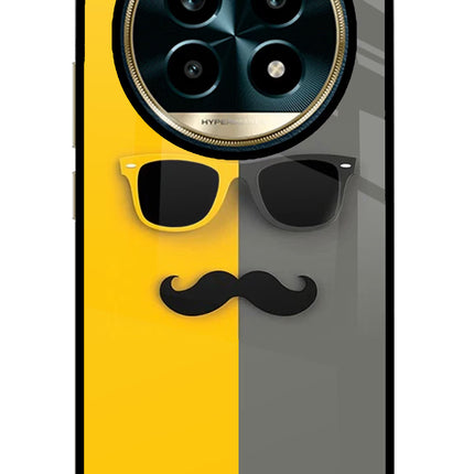 Sunglasses with Mustache Realme 13 Pro 5G Glass Case