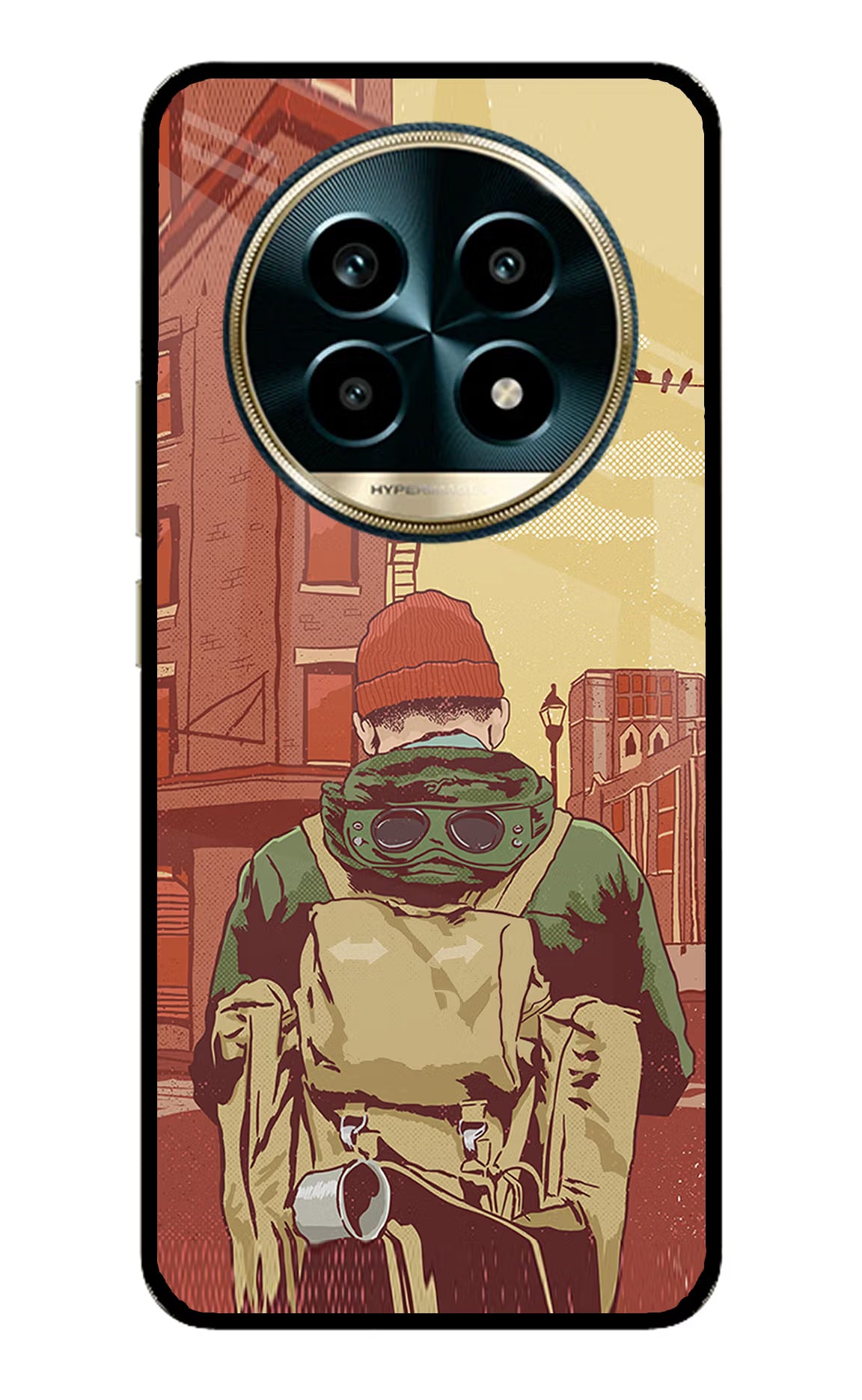 Adventurous Realme 13 Pro 5G Glass Case Back Cover by Casekaro