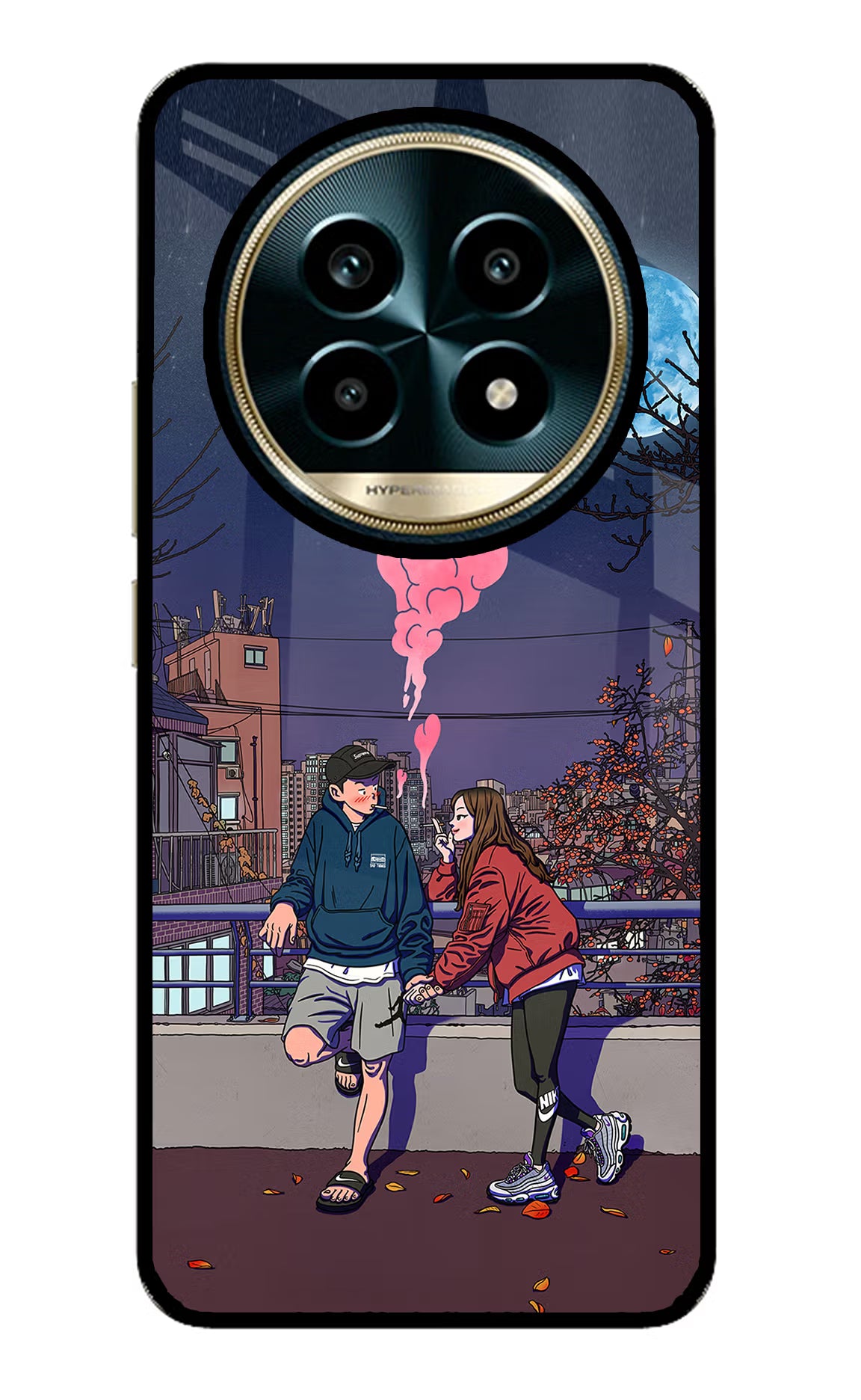 Chilling Couple Realme 13 Pro 5G Glass Case