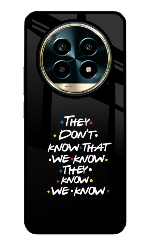 FRIENDS Dialogue Realme 13 Pro 5G Glass Case