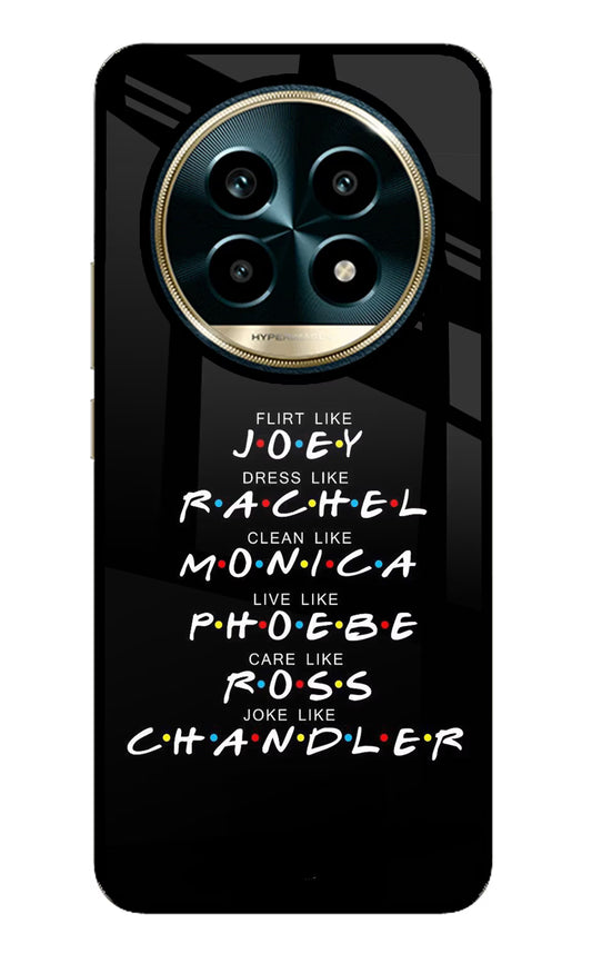 FRIENDS Character Realme 13 Pro 5G Glass Case